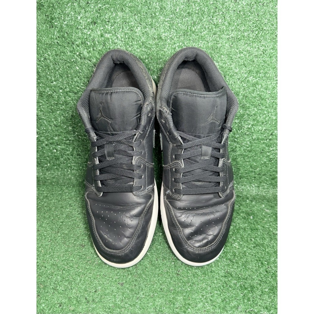 Air Jordan 1 Retro SE Low Black Elephant Print Mens Size 13 Basketball Shoes - Picture 6 of 9